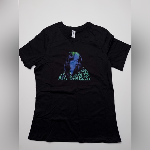 NWOT Billie Eilish Black T-shirt Women’s Cut Size Small - Picture 1 of 4